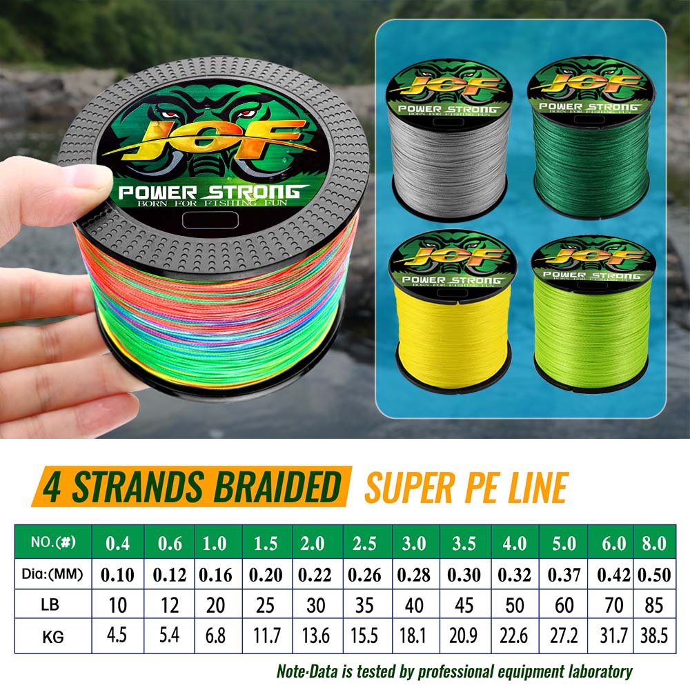 Jof 4 Stränge Angelschnur 300/ – Copolymer Line Bewertung und Preis