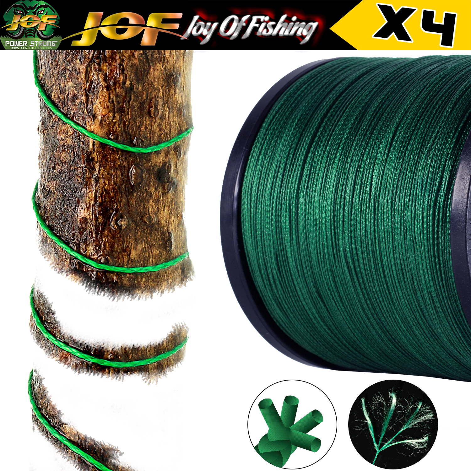 Jof 4 Stränge Angelschnur 300/ – Copolymer Line Bewertung und Preis